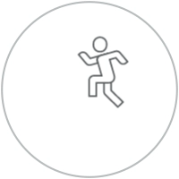 Illustration of a person climbing a line graph