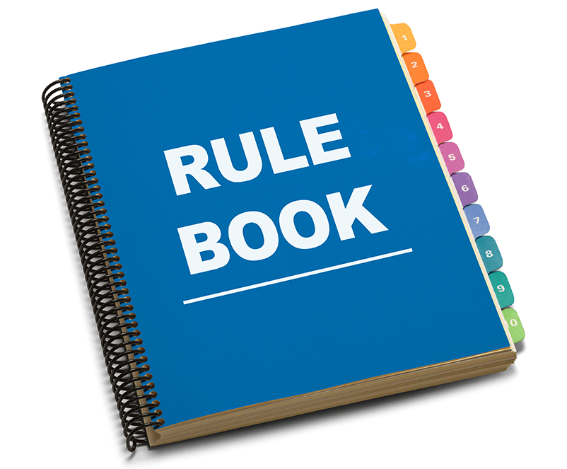 Blue rule book