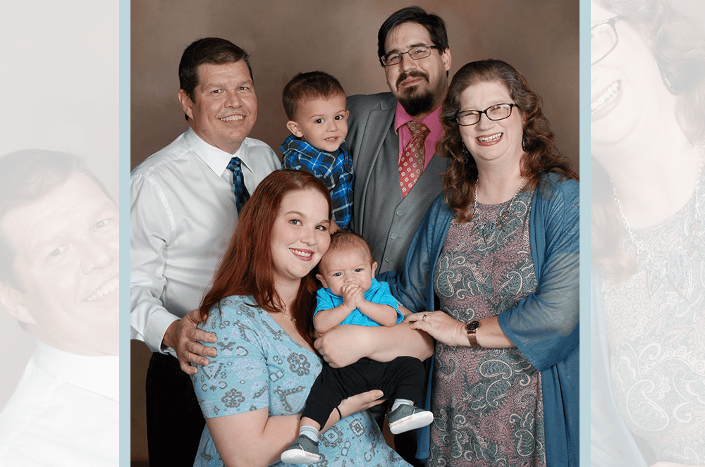 Matt with his family: wife, Jeanine; son, Brandon; daughter, Erin; and grandsons Brandon and Ayden.