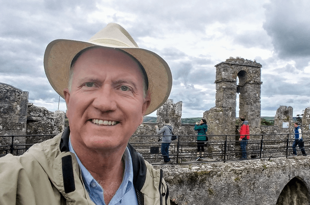 Tom Hobbs, DTM, of Denver, Colorado, in Blarney, Ireland.