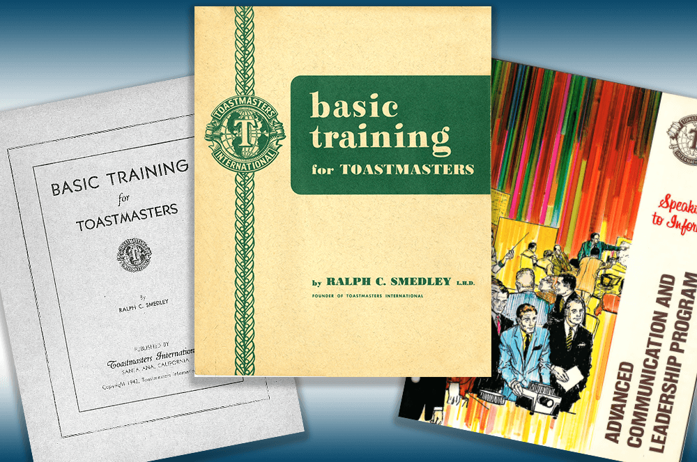 Three historic Toastmasters International manuals