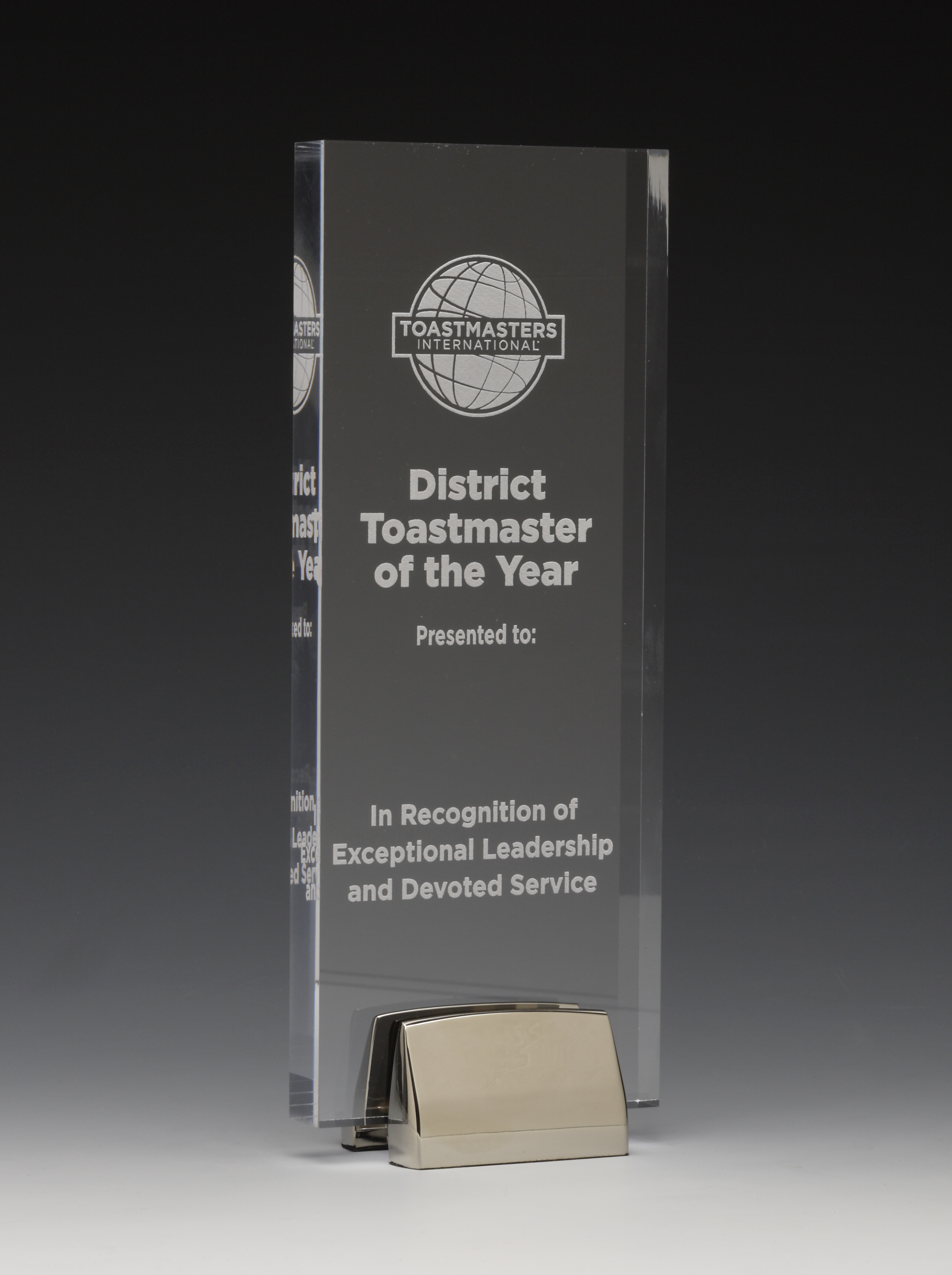 District Toastmaster of the Year Award