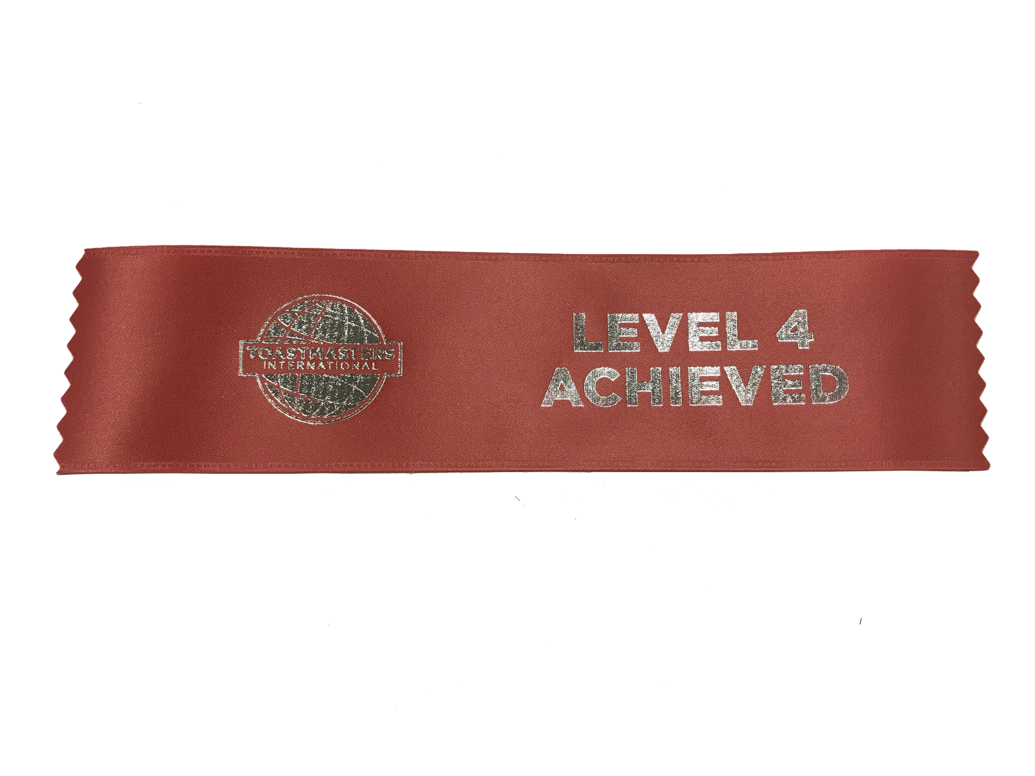 Level 4 Achieved Ribbon
