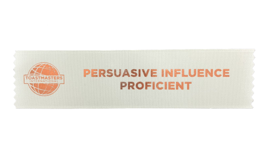 Persuasive Influence Proficient Ribbon
