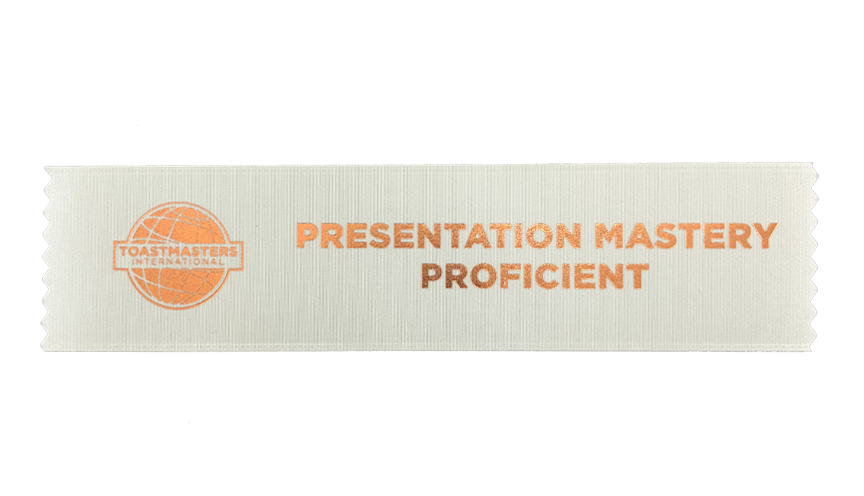 Presentation Mastery Proficient Ribbon