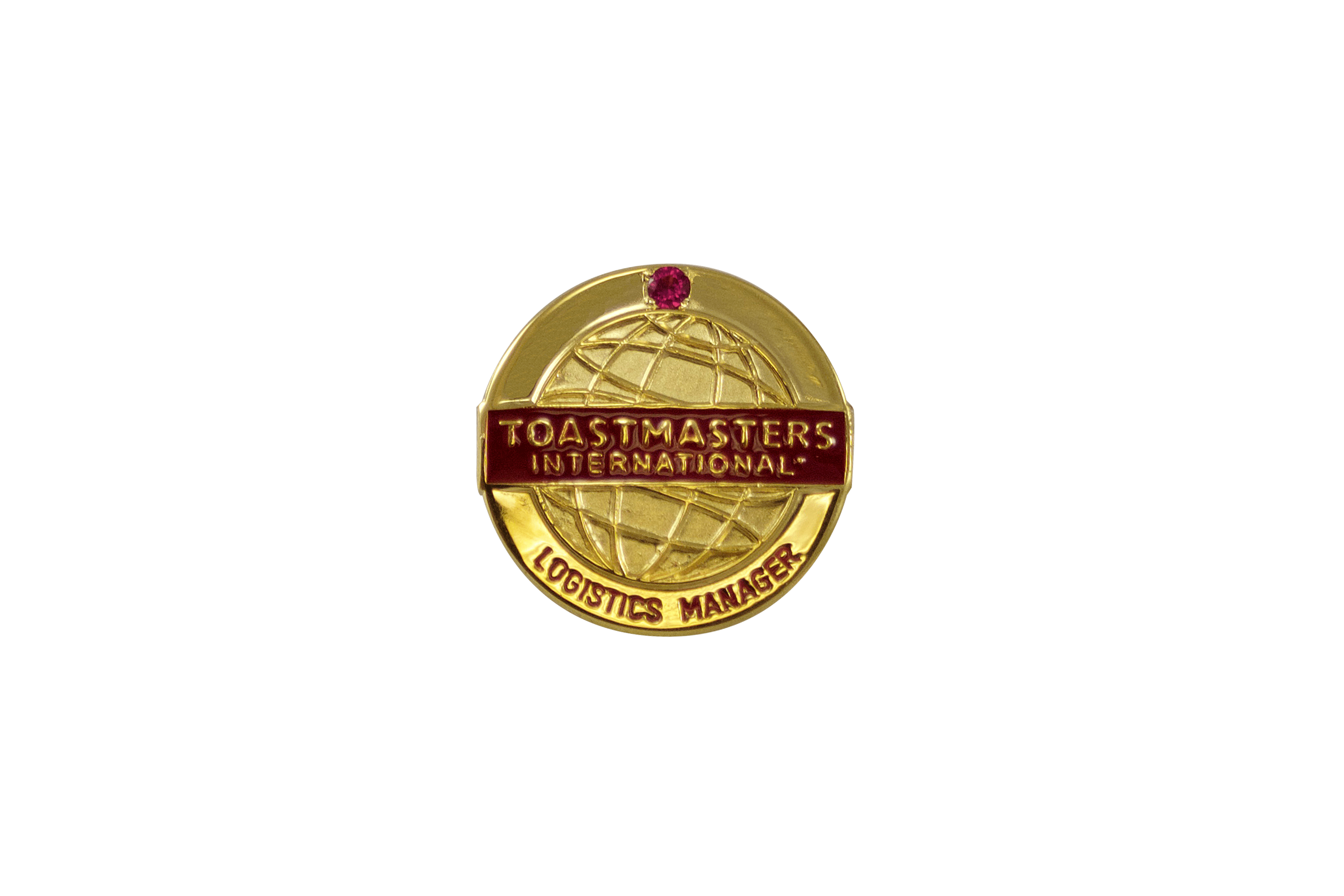 Logistics Manager Pin (with stone)