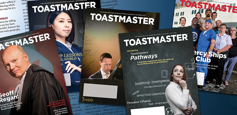 Toastmaster magazines