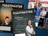 Toastmaster magazines