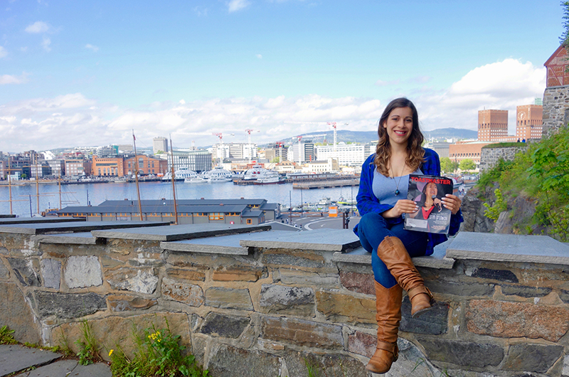 Alexa Aiken, from Toronto, Ontario, Canada, visits scenic Oslo, Norway.