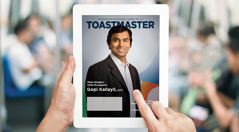 Toastmaster magazine online