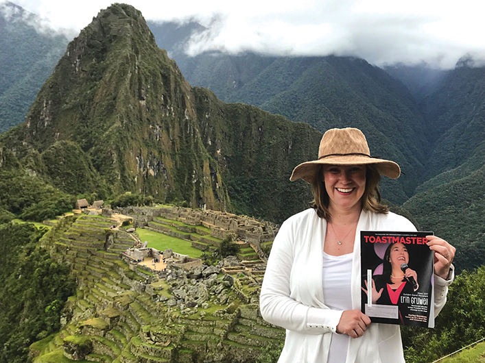 Emily Inman, from Highlands Ranch, Colorado, makes her dream trip to Machu Picchu, Peru.