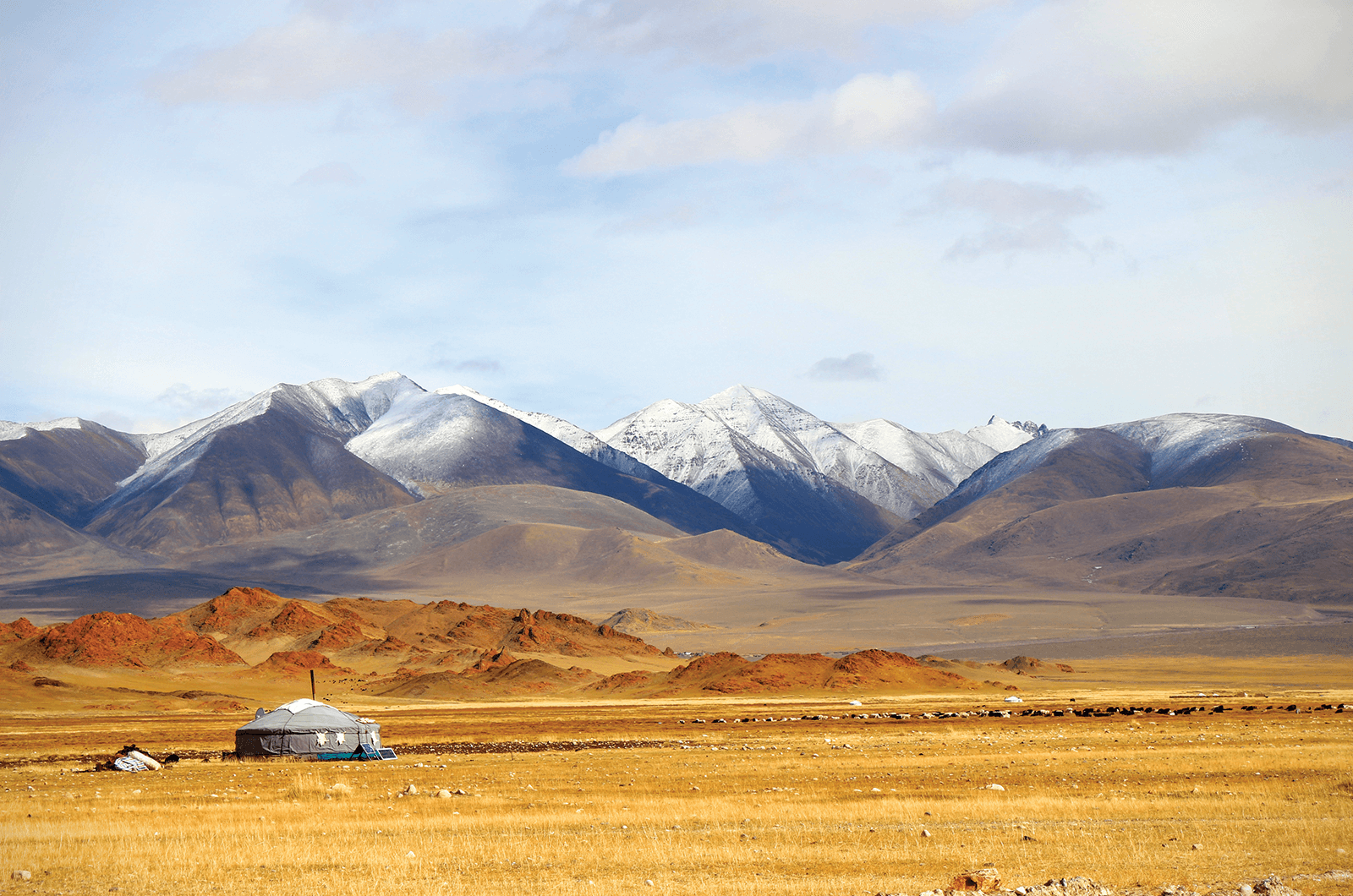 Photo of a Mongolian Ger by Indy Guide. 