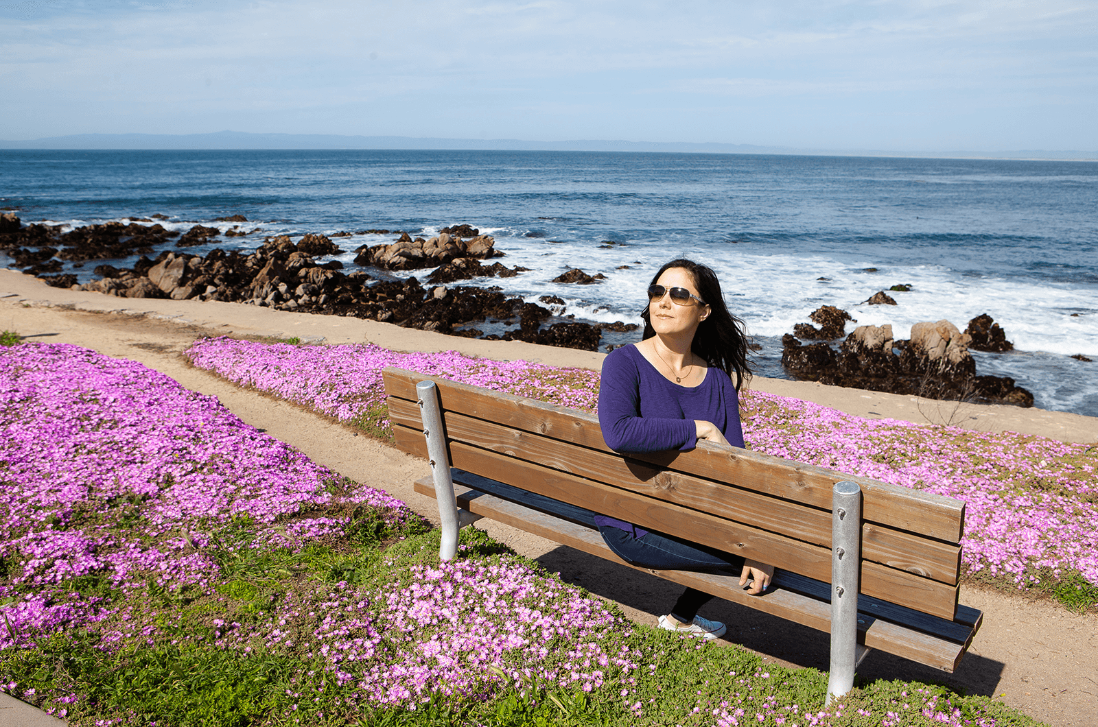 Star Hansen takes a moment to reflect by the ocean. Hansen’s job as a professional organizer consists of using her insights to help clients make peace with their clutter, so they can make peace wit themselves.