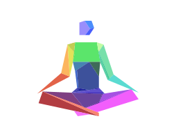 Illustration of a yoga position