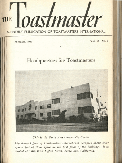 New World Headquarters in Santa Ana, California, was announced in a February 1947 cover story. 