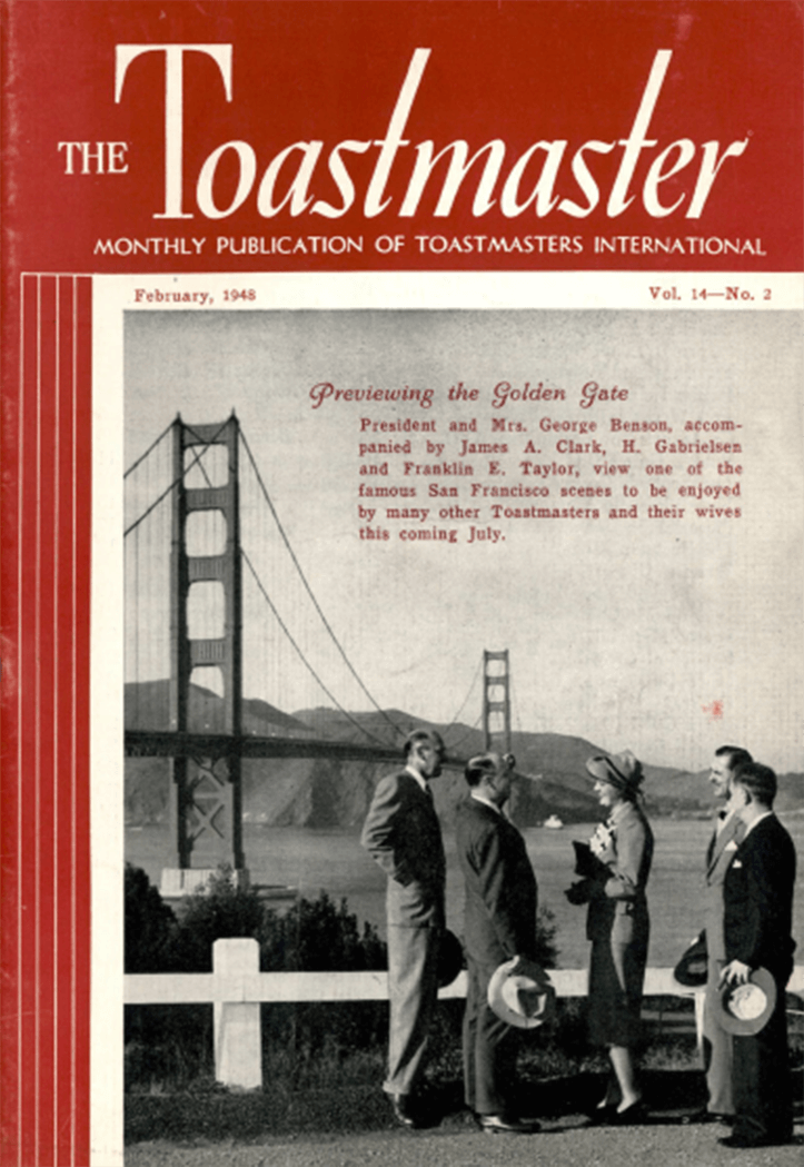 The Annual Toastmasters International Convention was held in San Francisco, California, in 1948.