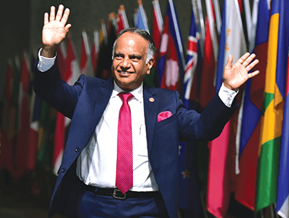 Deepak Menon is Toastmasters’ 2019-2020 International President.  