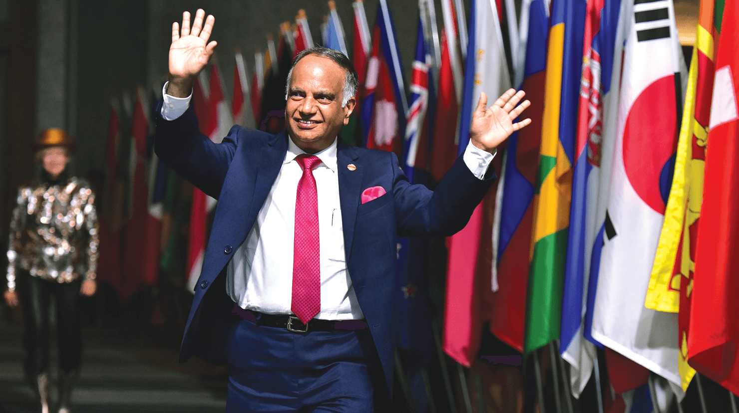 Deepak Menon is Toastmasters’ 2019-2020 International President.  