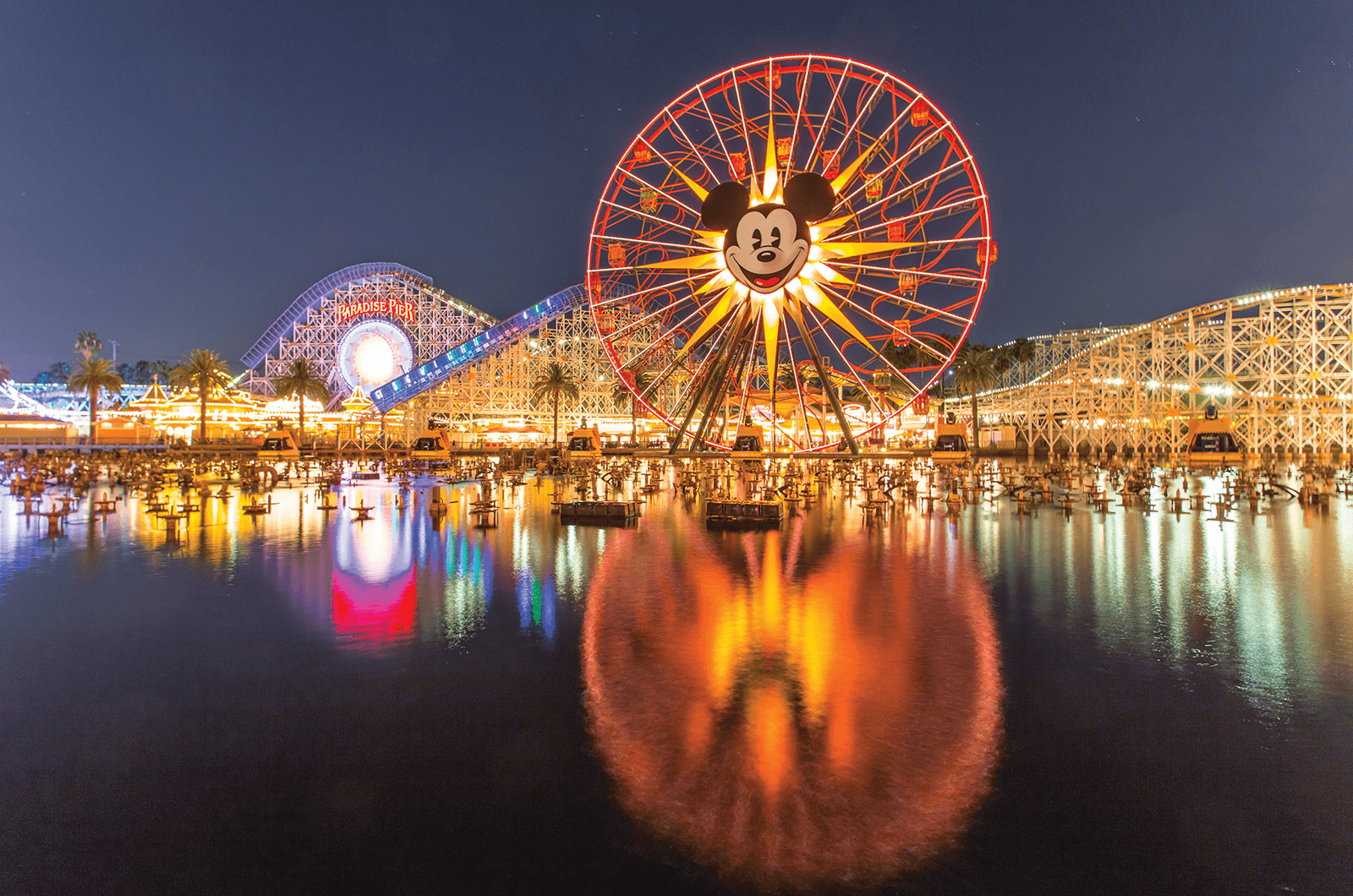 Image of Disneyland theme park rides