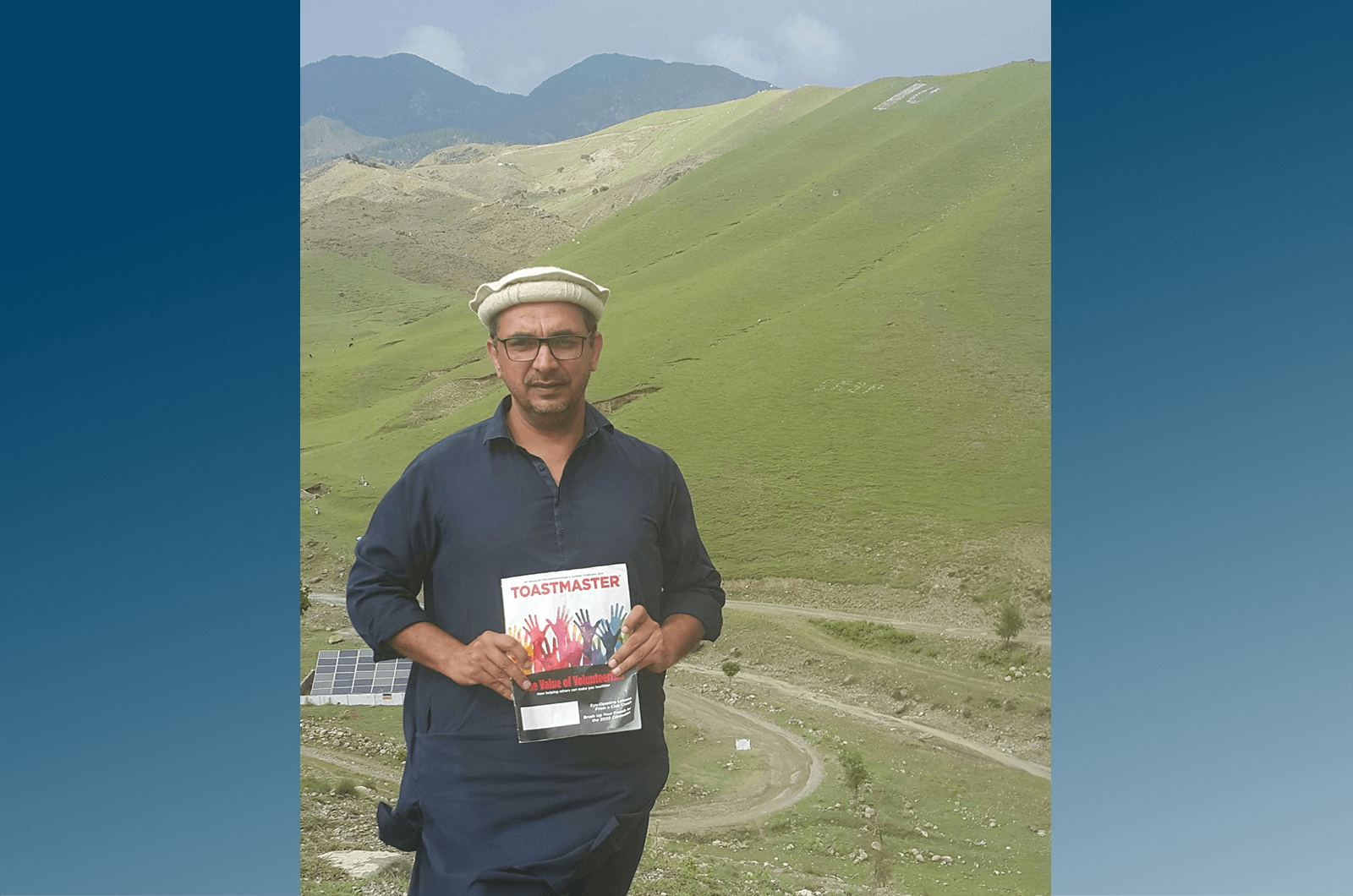Noor Khan of Lahore, Pakistan, visits his hometown, South Waziristan, Pakistan, where he hopes to charter a new Toastmasters club.
