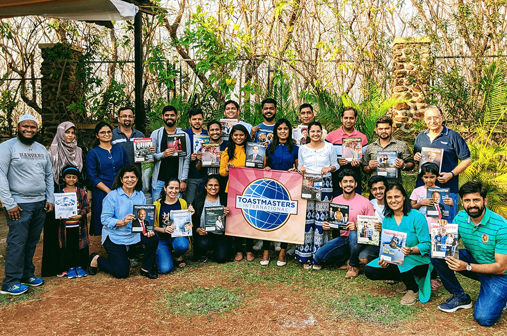 Deccan Toastmasters Club in Pune, Maharashtra, India, hosts its first in-person meeting in March 2021.