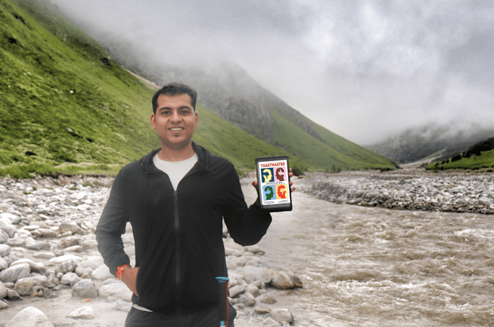 Utkarsh Agarwell of Bijnor, Uttar Pradesh, India, hikes in the Valley of Flowers National Park in the Indian state of Uttarakhand.