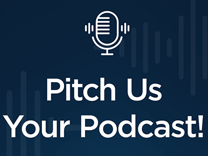 Pitch Us Your Podcast and microphone image
