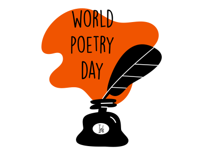 World Poetry Day with ink and quill