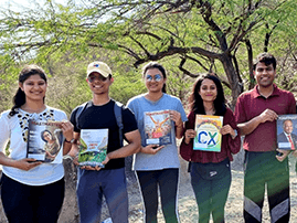 Rajasthan Toastmasters Club of Jaipur, Rajasthan, India, organized a hiking trip with members from different clubs in the area for a fun-filled day.