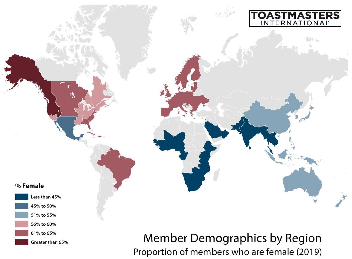 Membership Demographics Gender (November 2019)