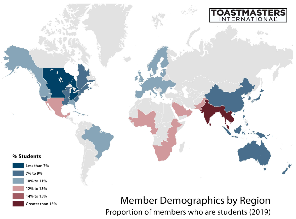 Membership Demographics Student (November 2019)