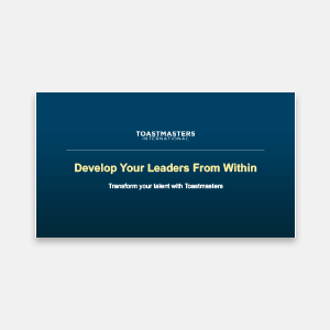 Develop Your Leaders From Within