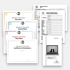 Toastmasters International -Evaluation Speech Contest Kit