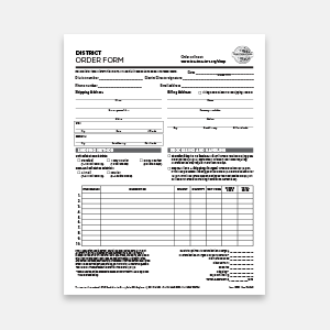 District Order Form
