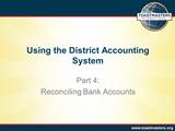 Reconciling Bank Accounts
