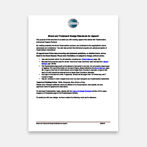 Brand and Trademark Design Standards Apparel
