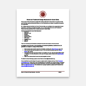 Brand and Trademark Standards for Gavel Clubs