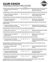 Club Coach Troubleshooting