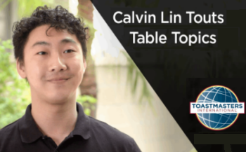 Calvin Lin Touts Table Topics video thumbnail